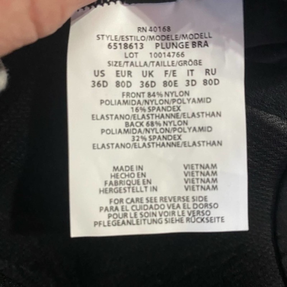 Miraclesuit Solid Plunge Underwire Black Bikini S… - image 5